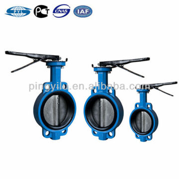 Cast iron gost wafer butterfly valve center line good price valve